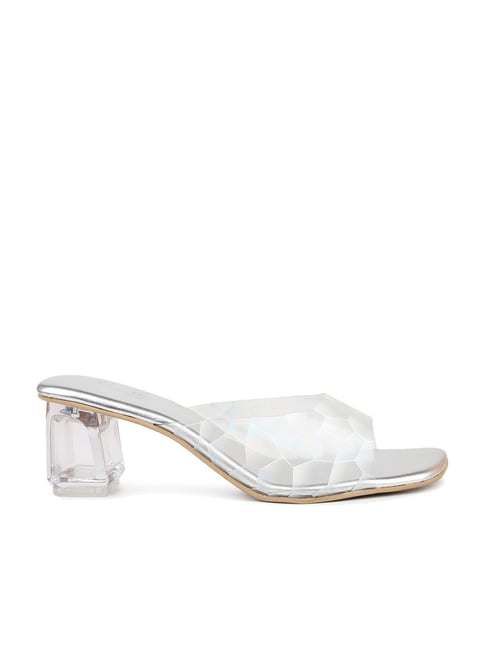 Buy Block Heeled Sandals with Clear Strap Online at Best Prices in India -  JioMart.