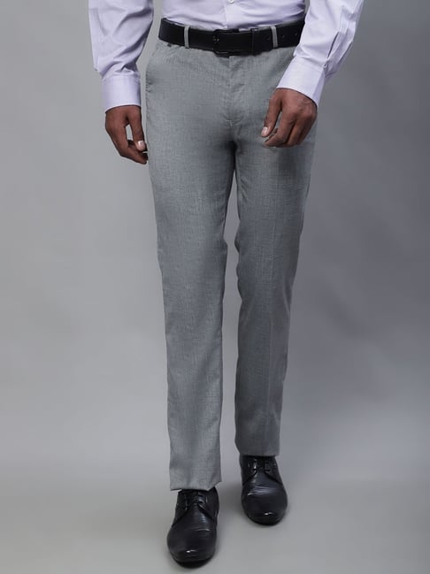 Buy Cantabil Men Black Regular Fit Formal Trouser (MTRF00118_Black_30) at  Amazon.in