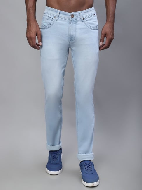 Ajio Cantabil Jeans For Ladies Price History Of Cantabil Light Blue
