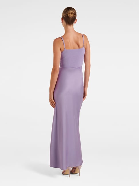 Buy Forever New Purple Cut Out Maxi Dress for Women s Online Tata CLiQ