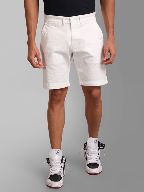 White chinos shorts on sale mens