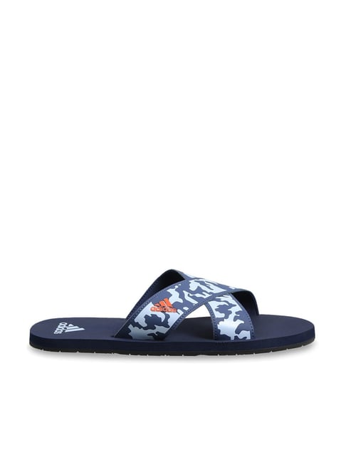 Adidas Men's DISTINCTO M Blue Cross Strap Sandals