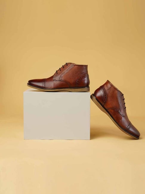 Buy Louis Philippe Men's Brown Derby Shoes for Men at Best Price @ Tata CLiQ