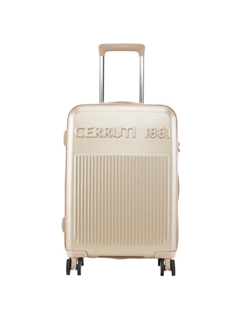 Buy Cerruti 1881 Beige Small Hard Cabin Trolley 37 cm Online At