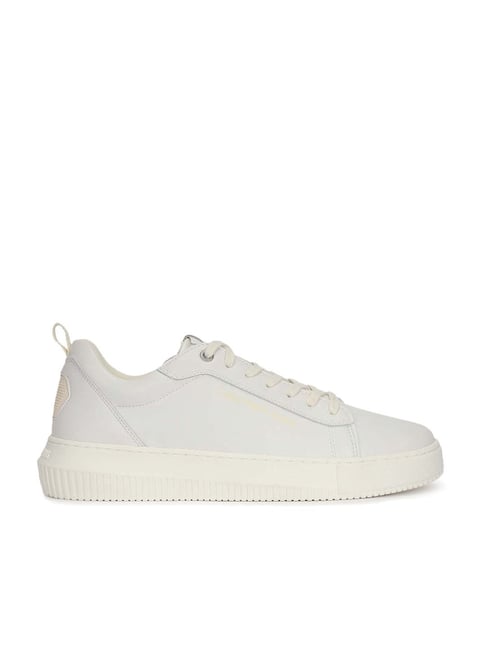 Buy Calvin Klein Jeans Europe White Ivory Men Sneakers Online