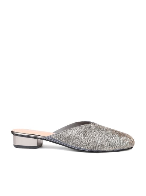 Inc.5 Women's Pewter Mule Shoes Price in India