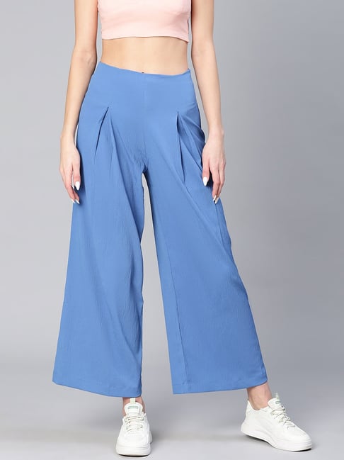 Oxolloxo Blue Tapered Fit Pants