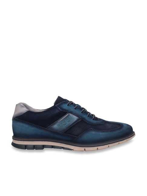 Bugatti Men's Simone Blue Derby Shoes