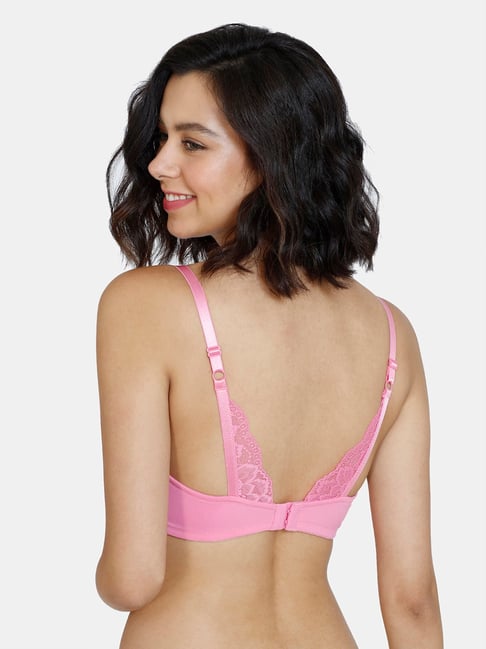 Zivame Pink Half Coverage T-Shirt Bra