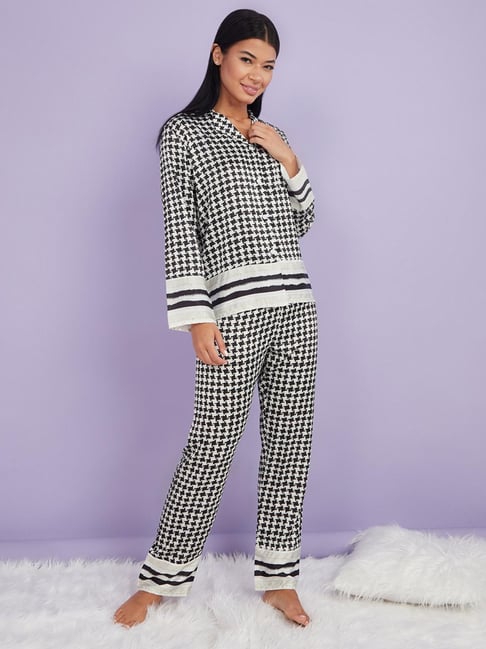 Womens button best sale through pyjamas