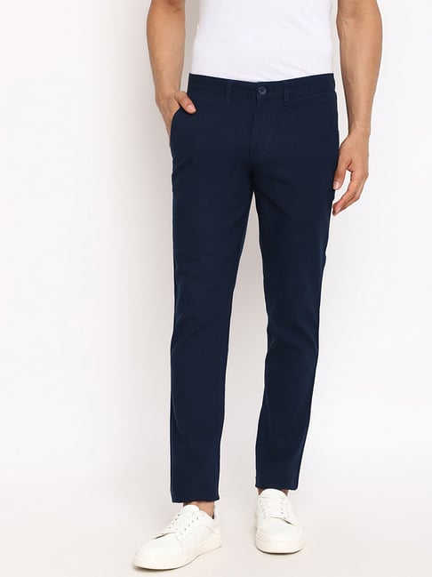 Buy Fabindia Beige Cotton Slim Fit Chinos for Men Online  Tata CLiQ Luxury