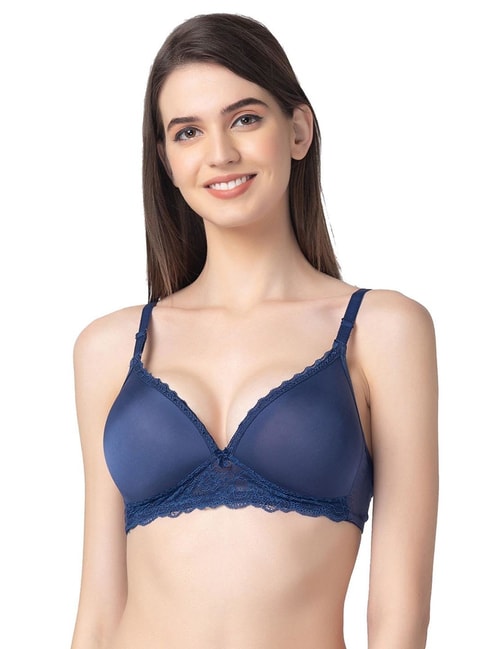 Candyskin Blue Full Coverage T-Shirt Bra Price in India