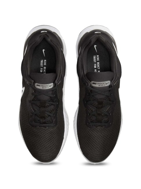 Buy Nike Men's REACT MILER Black Running Shoes for Men at Best