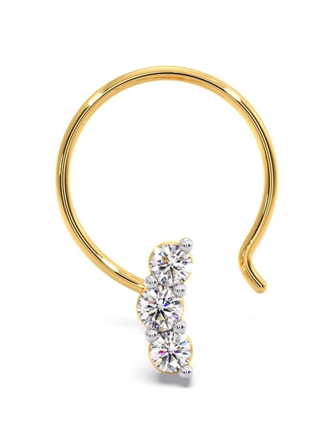 Kalyan jewellers nose hot sale ring with price