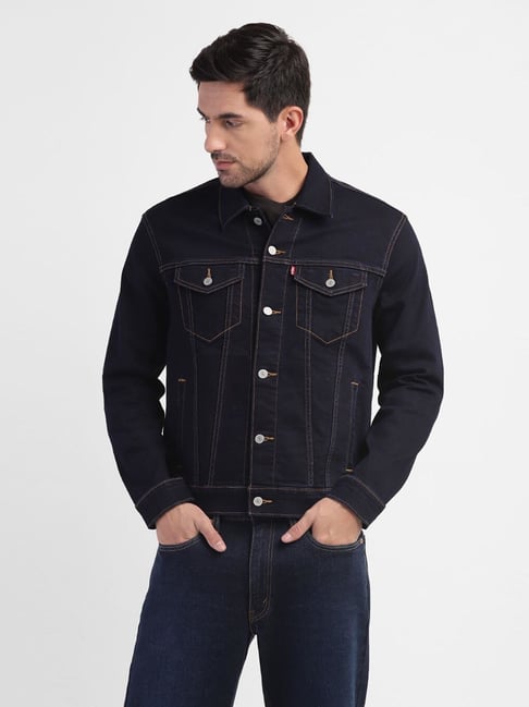 Men Jean Jacket Men Denim Jackets Stand Collar 100% Cotton Outerwear Jeans  Jacket Men | Wish