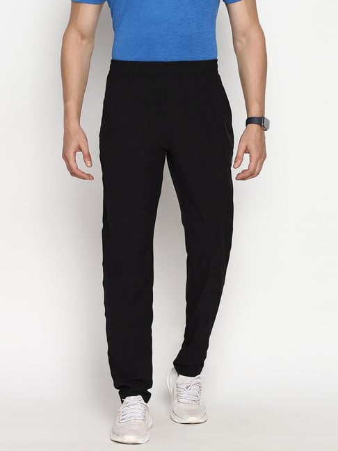 Buy VH Innerwear Black Regular Fit Trackpants for Mens Online