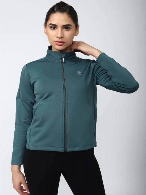 Van Heusen Green Regular Fit Jacket-picture-34