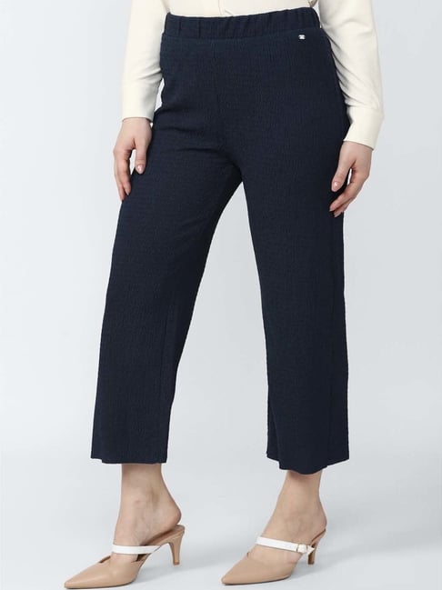 Wrinkle Free Pull-On Crop Trousers at Cotton Traders
