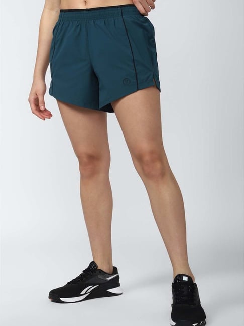 Van Heusen Blue Mid Rise Shorts