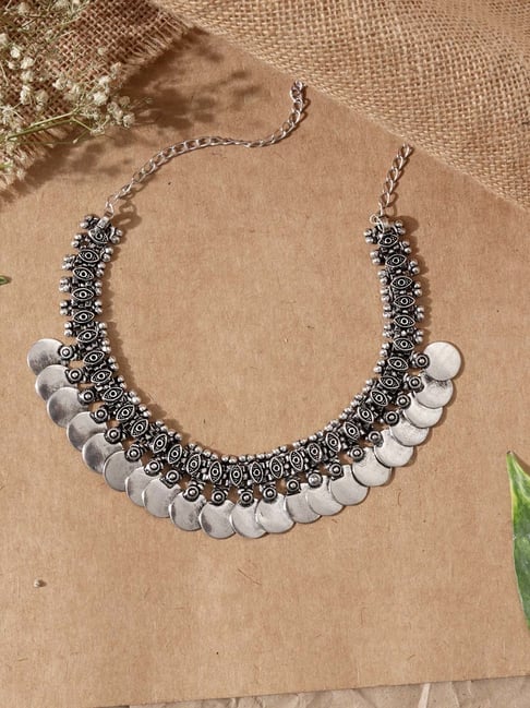 Antique Bukhara Silver Coin Necklace – Beads of Paradise