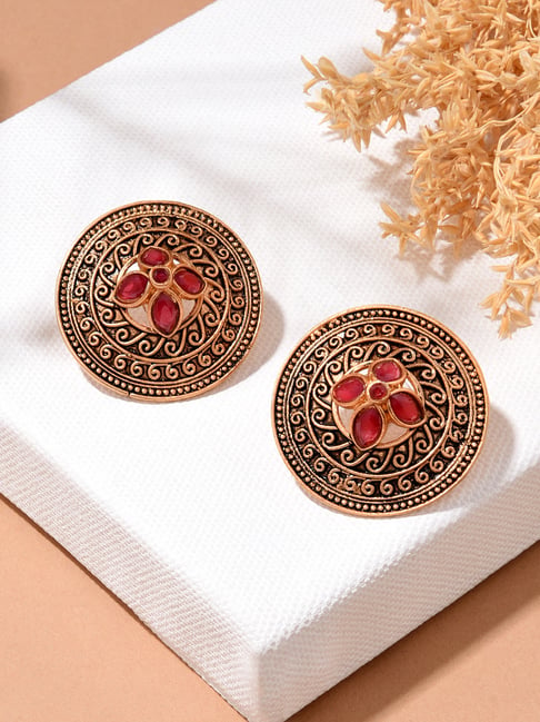 Blooms And Beads Stud Earrings Set – Elements Jill Schwartz