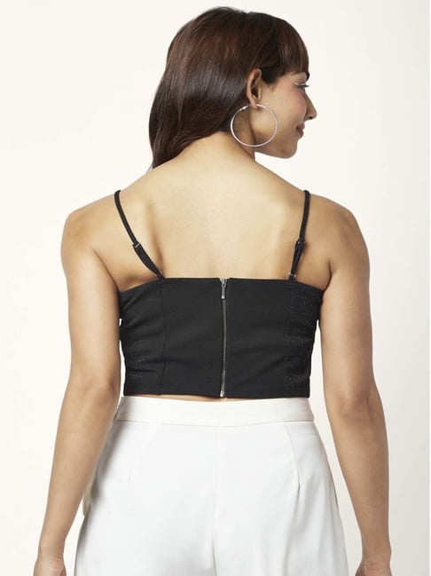 Stradivarius + Seamless top with embellished back