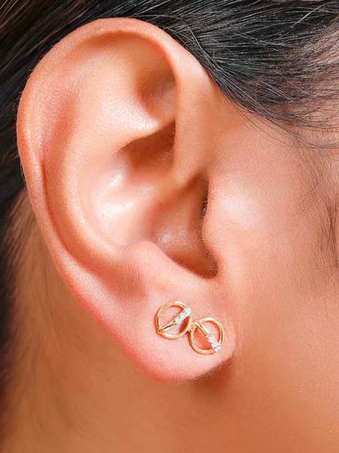 Buy Mia by Tanishq Starry Symmetry 14k Gold Dangler Earrings Online At Best  Price @ Tata CLiQ