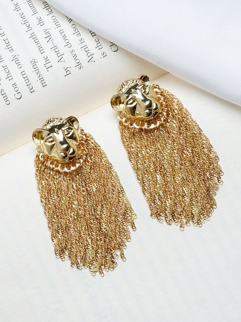 Flipkart.com - Buy Orbis Big Earrings Jhumka-Brown Beads Alloy Jhumki Earring  Online at Best Prices in India