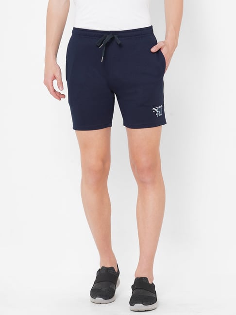 Sweet Dreams Dark Blue Regular Fit Shorts