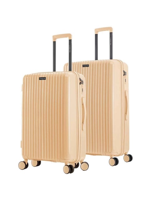 Buy Nasher Miles Denver Check-in Luggage Orange 65cm Online At Best Price @  Tata CLiQ