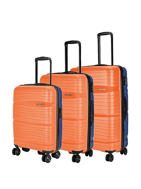 Orange hard sales suitcase