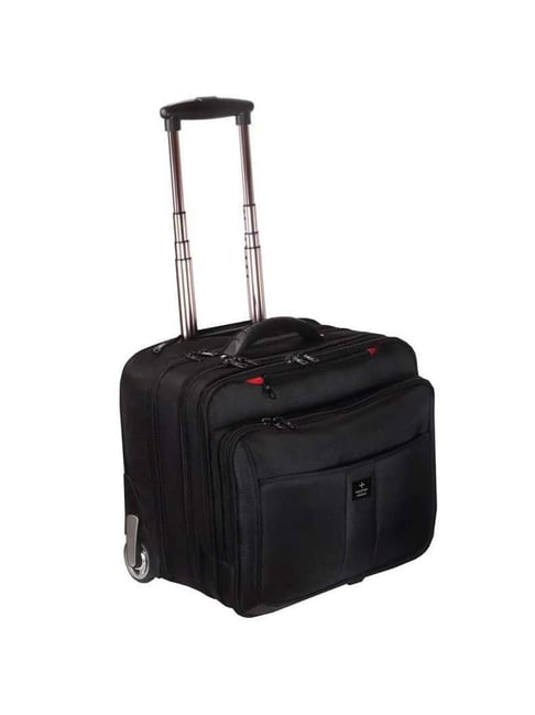 Buy Nasher Miles Black Soft Sided Laptop Roller Case Online At