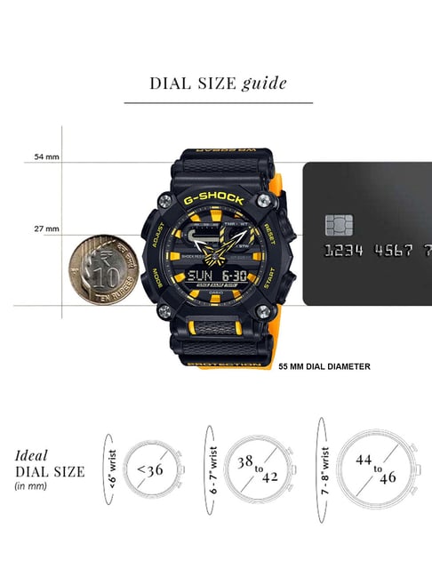 G shock size guide hot sale