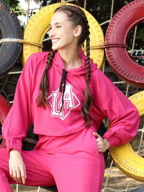 Sera Pink Printed Hoodie-picture-36