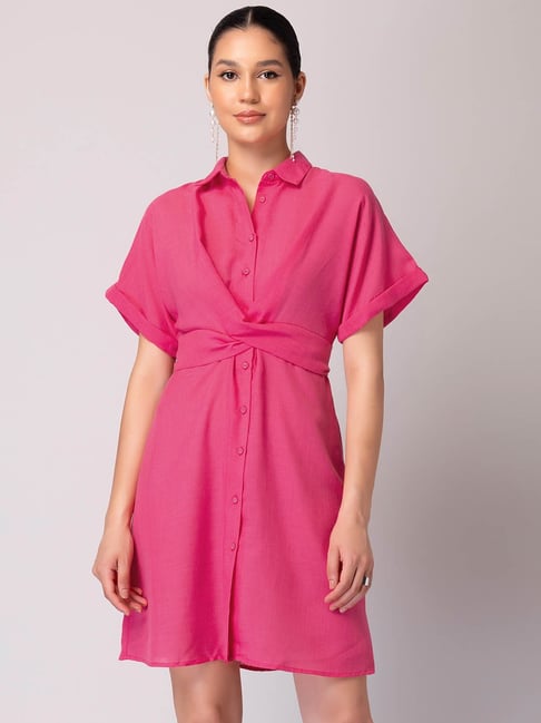 Faballey shops pink dress