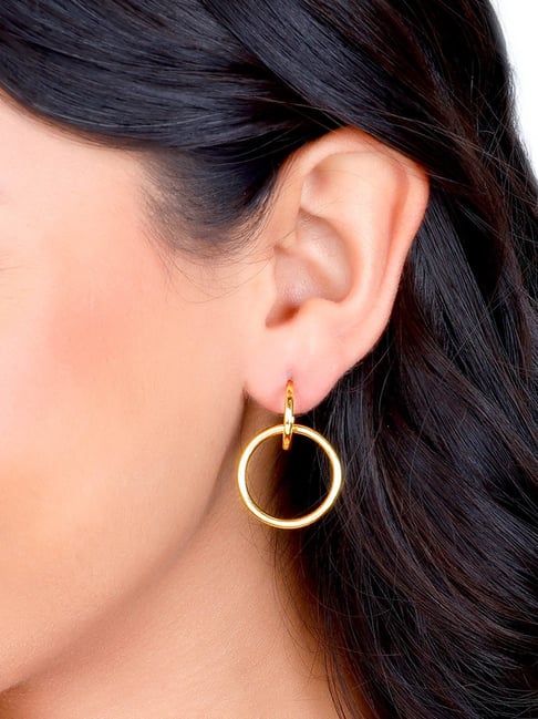 Chunky Hoop Earrings | Thick Hoop Earrings | Chunky Hoops in Gold and –  Huge Tomato