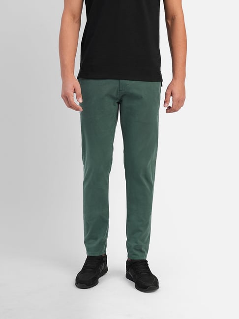 Jack & Jones Green Slim Fit Chinos