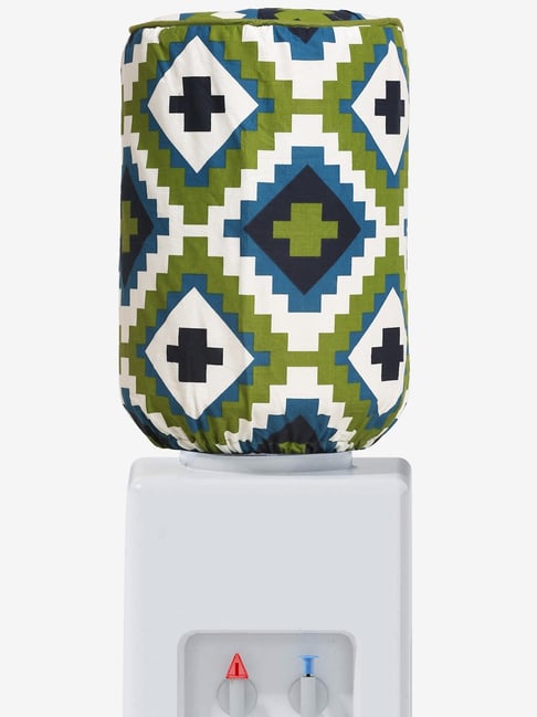 Swayam Printed Multicolor Cotton Water Bottle Cover for 20 Liter Jar