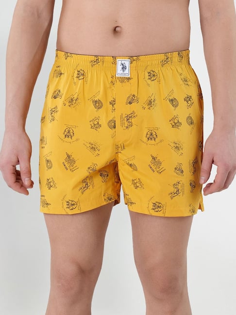 yellow boxers