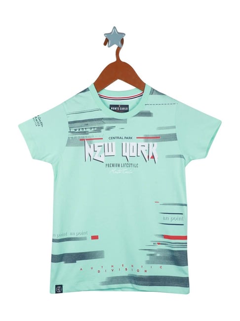 Monte Carlo Kids Blue Printed T-Shirt-picture-19