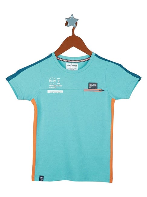 Monte Carlo Kids Blue Solid T-Shirt-picture-42