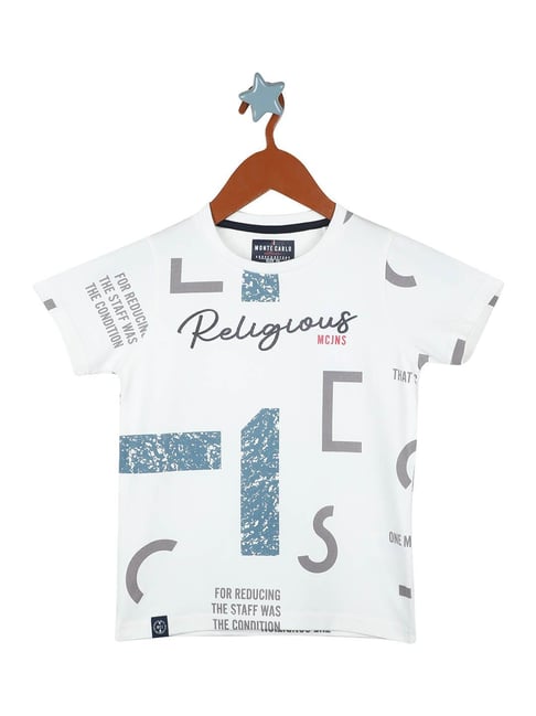 Monte Carlo Kids Cream Printed T-Shirt-picture-17