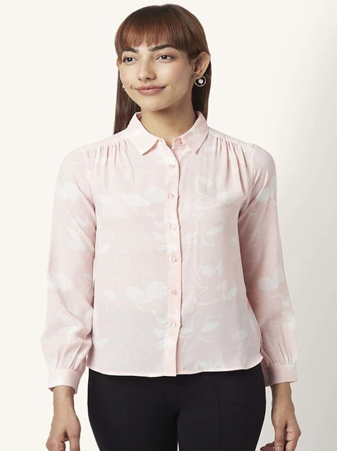 Annabelle by Pantaloons Pink Printed Shirt-picture-19