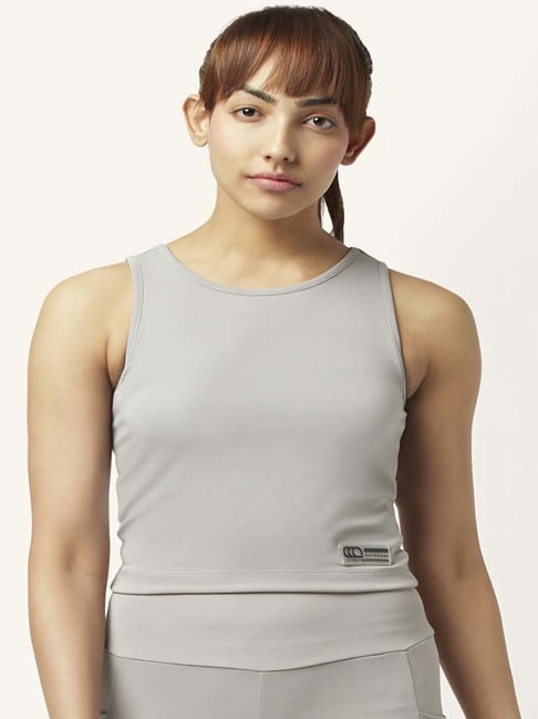 Ajile by Pantaloons Grey Sleeveless Tank Top-picture-190