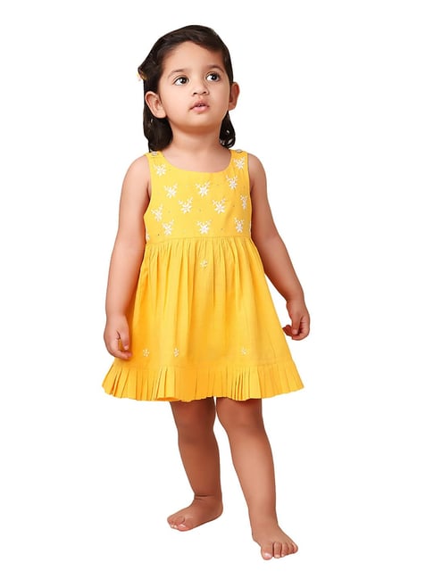 Child Yellow Layered Lovely Girls Birthday Dresses For Kids Fluffy V-neck  Flower Little Girl Dress Knee-length 2-8 Years Old - Girls Party Dresses -  AliExpress