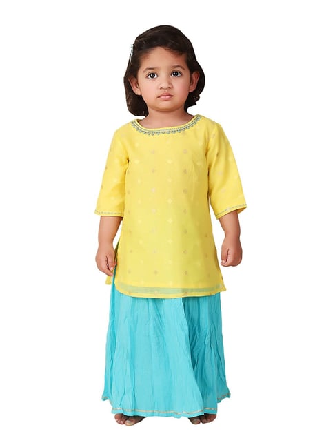 Buy Kryptic Kids Yellow Leggings for Girls Clothing Online @ Tata CLiQ