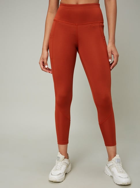 SILVERTRAQ Rust Relaxed Fit Leggings