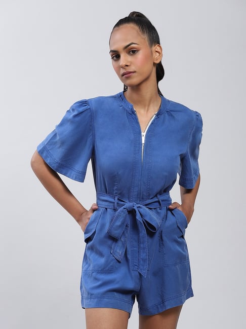 Label Ritu Kumar Blue Playsuit-picture-40