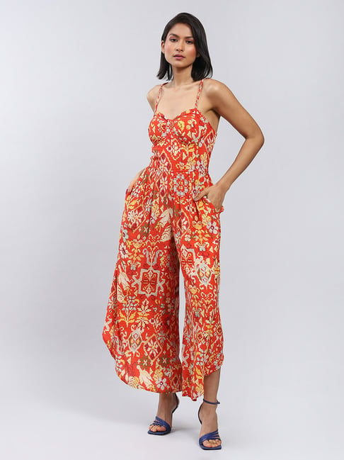 Floral Jumpsuit for Women - Stylish and Elegant
