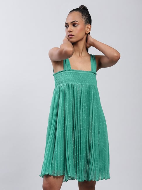 Label Ritu Kumar Aqua Shift Dress Price in India